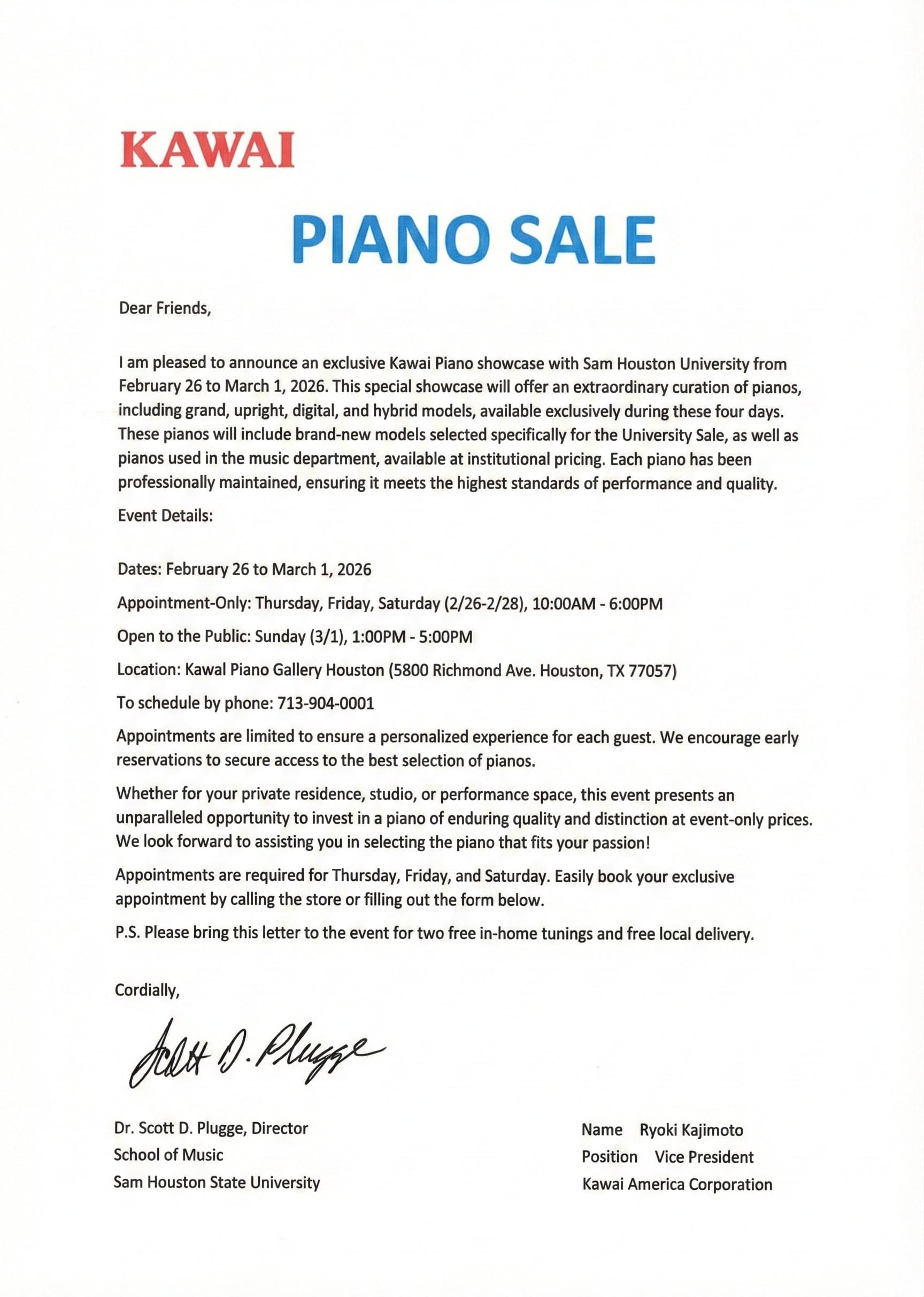 Shsu Letter
