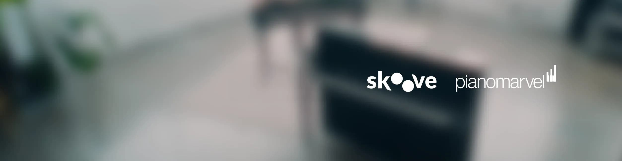 Skoove and Piano Marvel logos