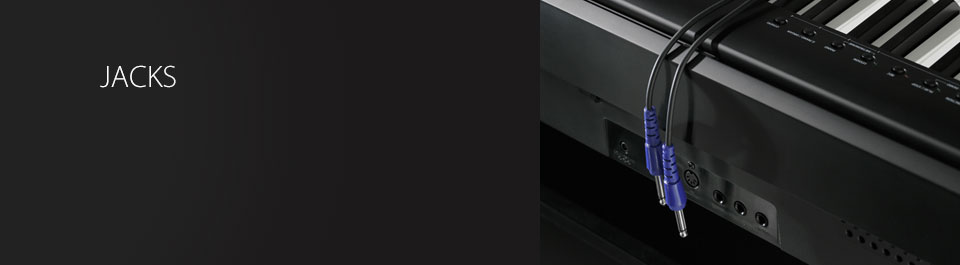 Kawai ES110 Portable Digital Piano Jacks