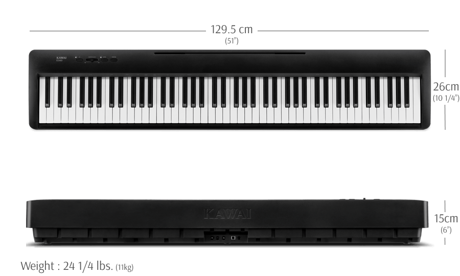 Kawai ES60 Dimensions